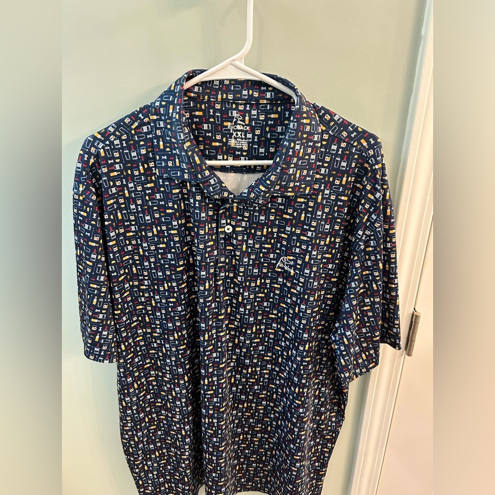RHOBACK Old Fashioned XXL performance polo